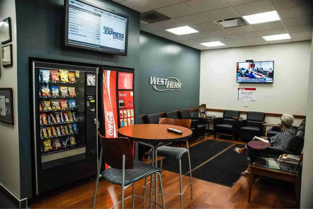 vending machines in car dealerships